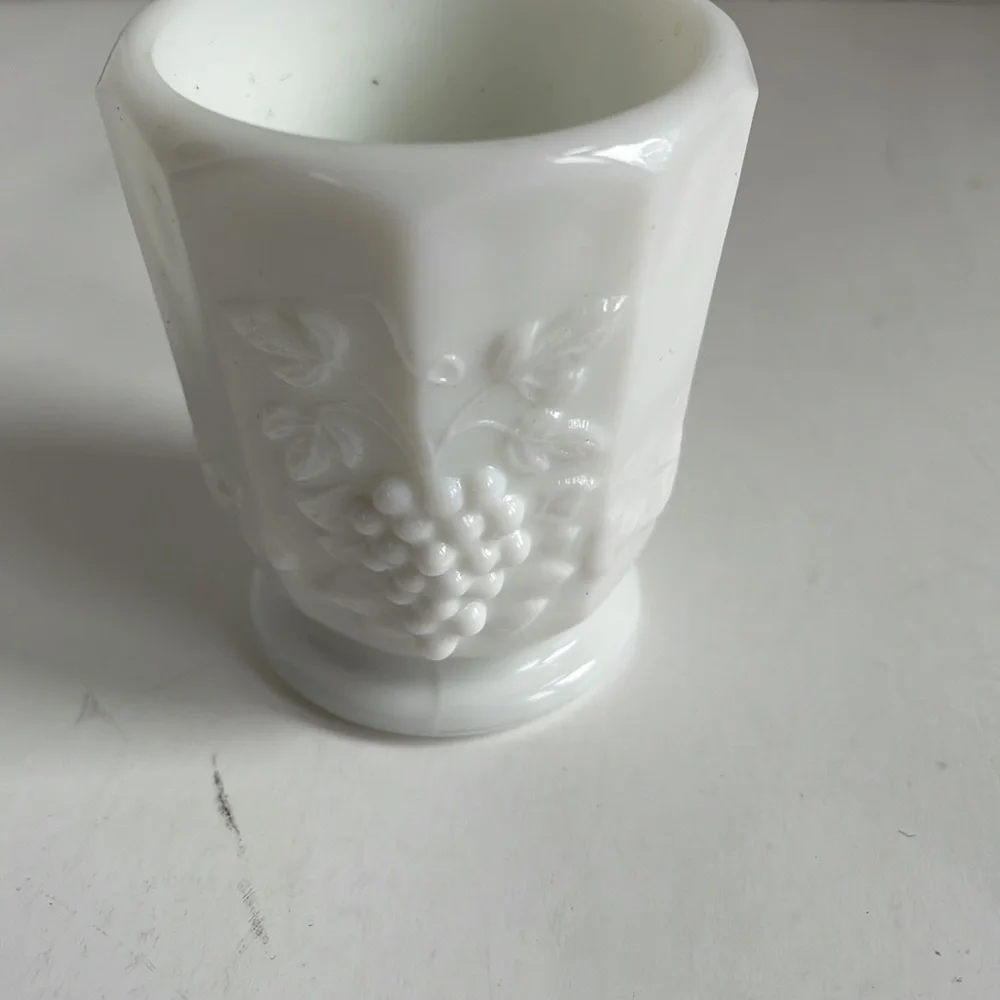 Westmoreland milk glass toothpick holder